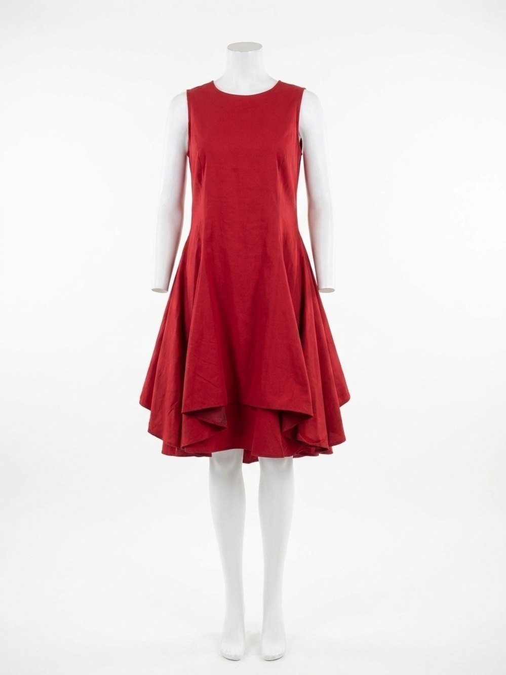 NEW SAMUEL DONG ruffle collar dress in red